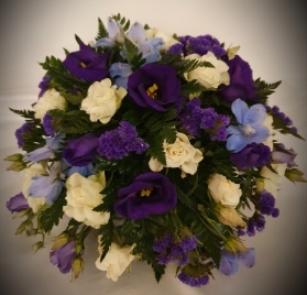 Posy   Purple, Blue and White